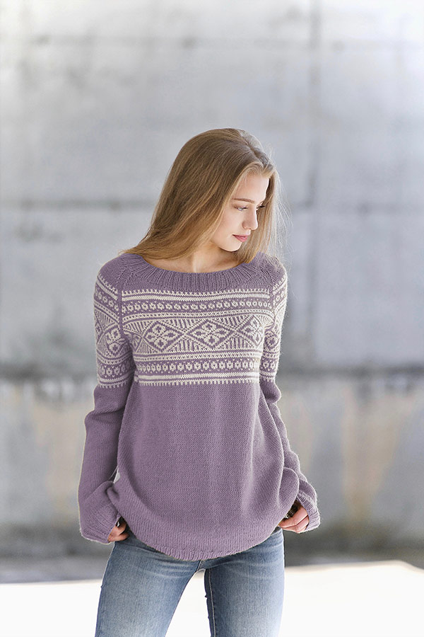 SERINA Støvet lilla