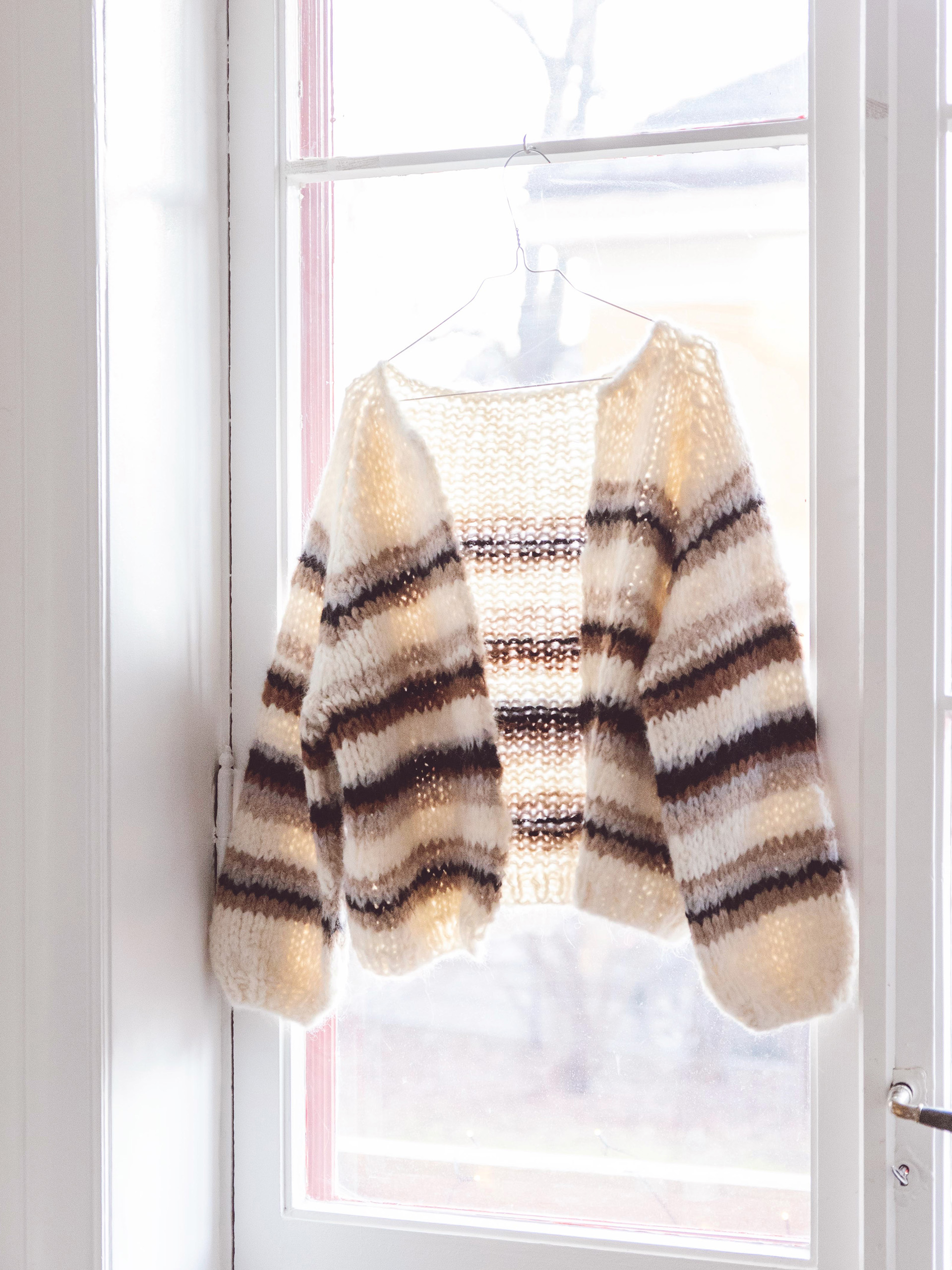 03-11 Wildflower Chunky raglan jakke