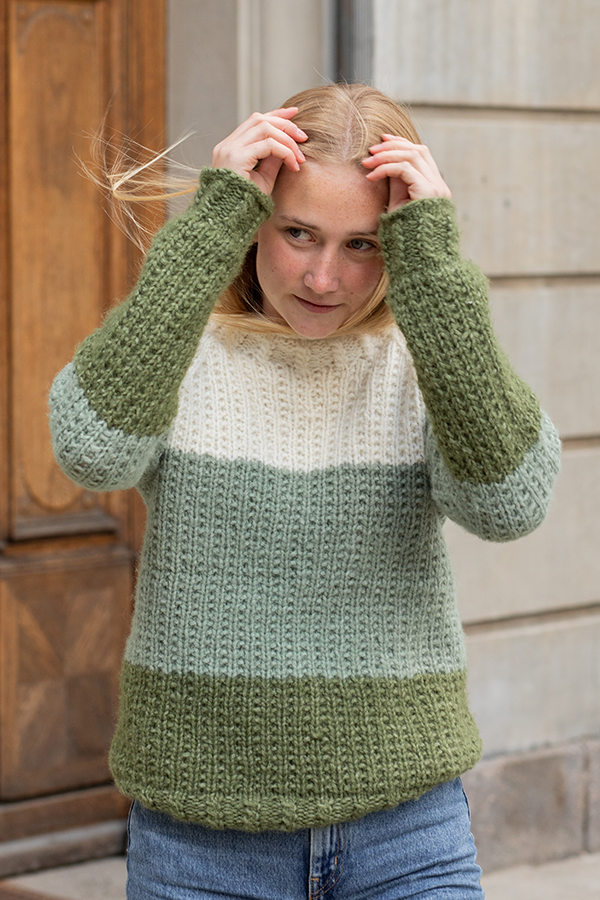 102-08 Lyra genser grønn