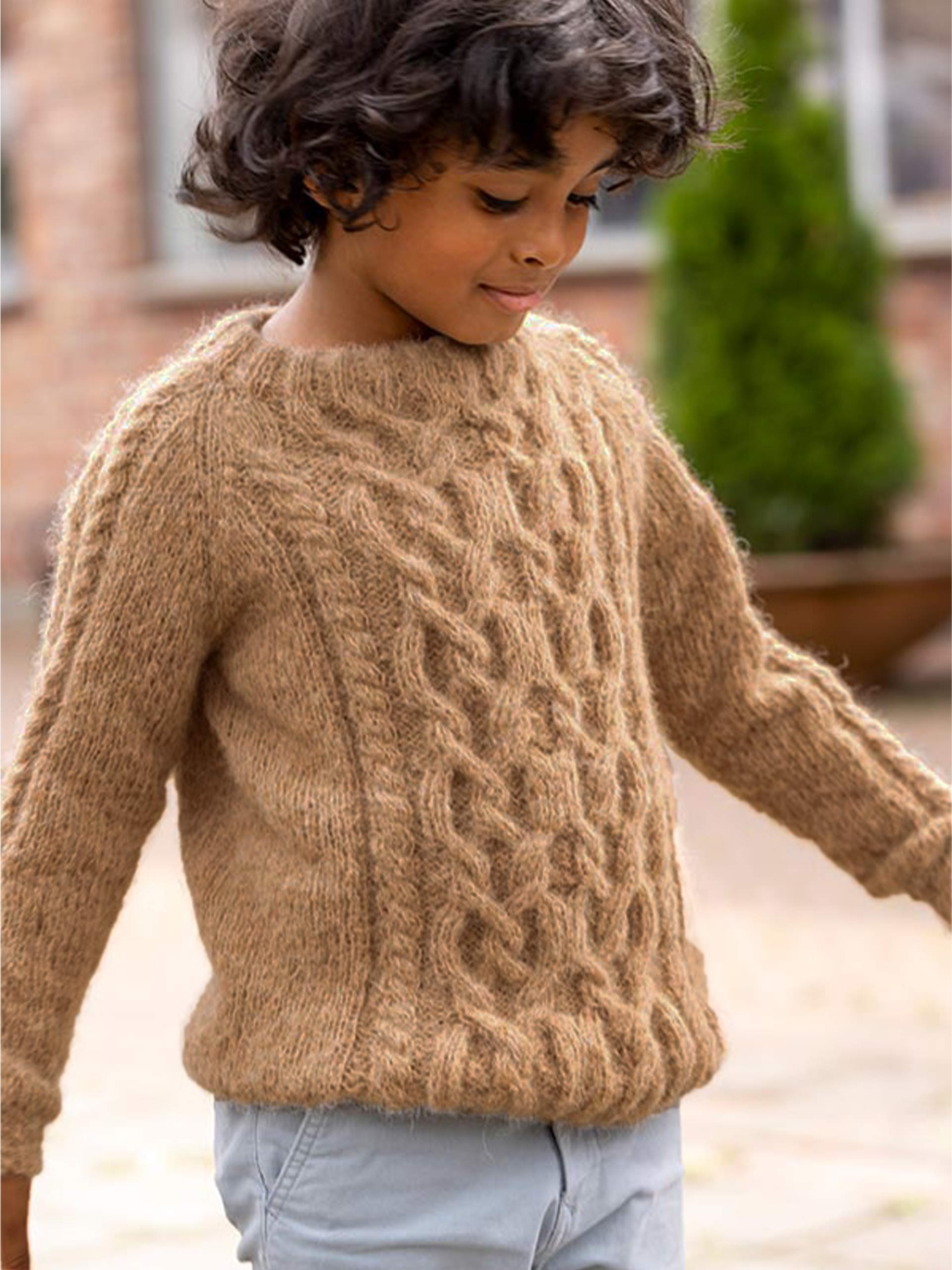 103-01 Ametyst genser nougat