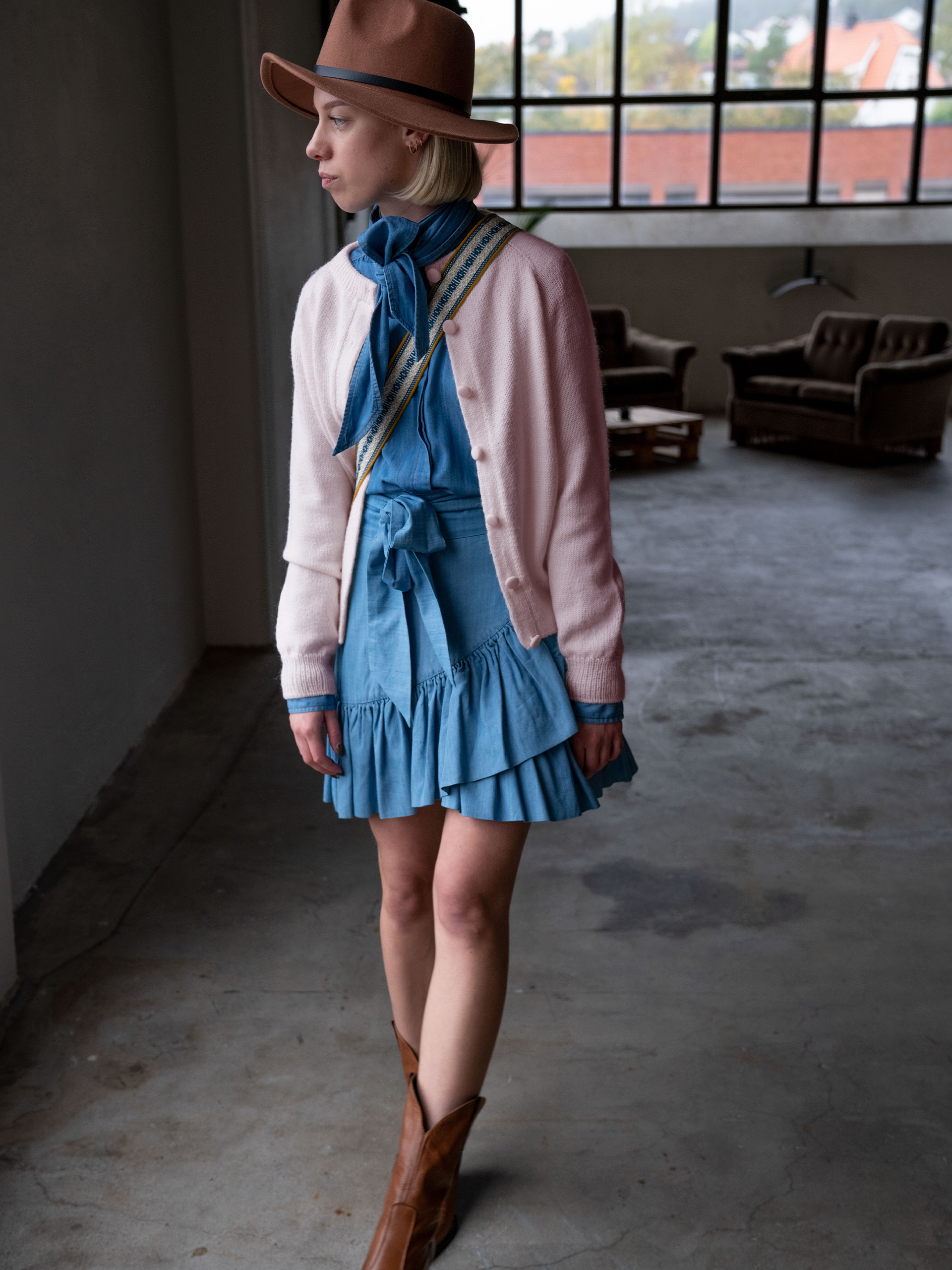 105-05 Salomé cardigan lys rosa