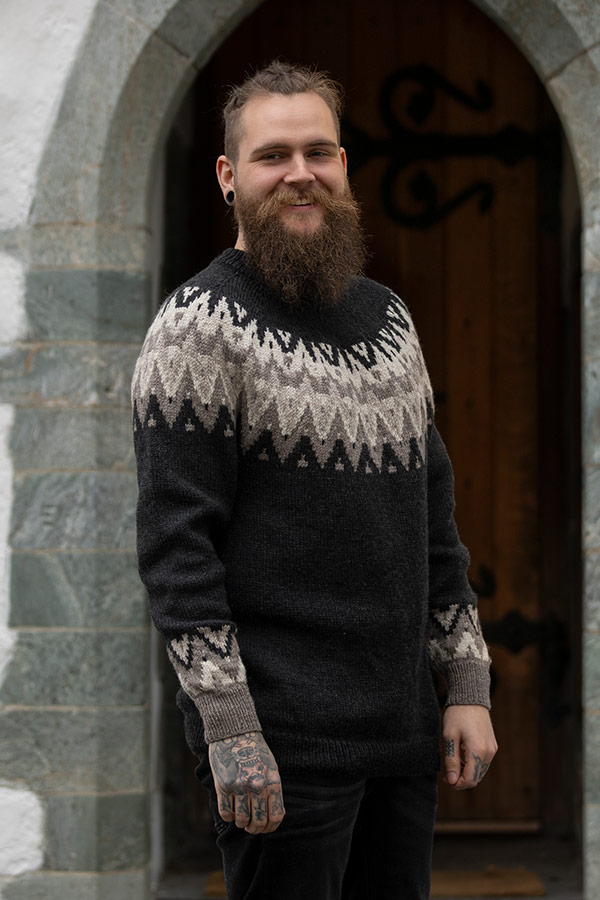 2127-10f Solid genser koksgrå