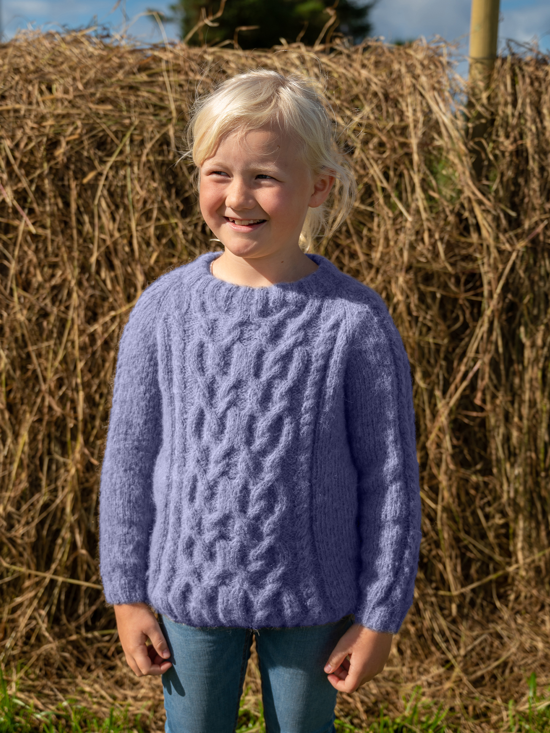 114-05d Ametyst genser lilac