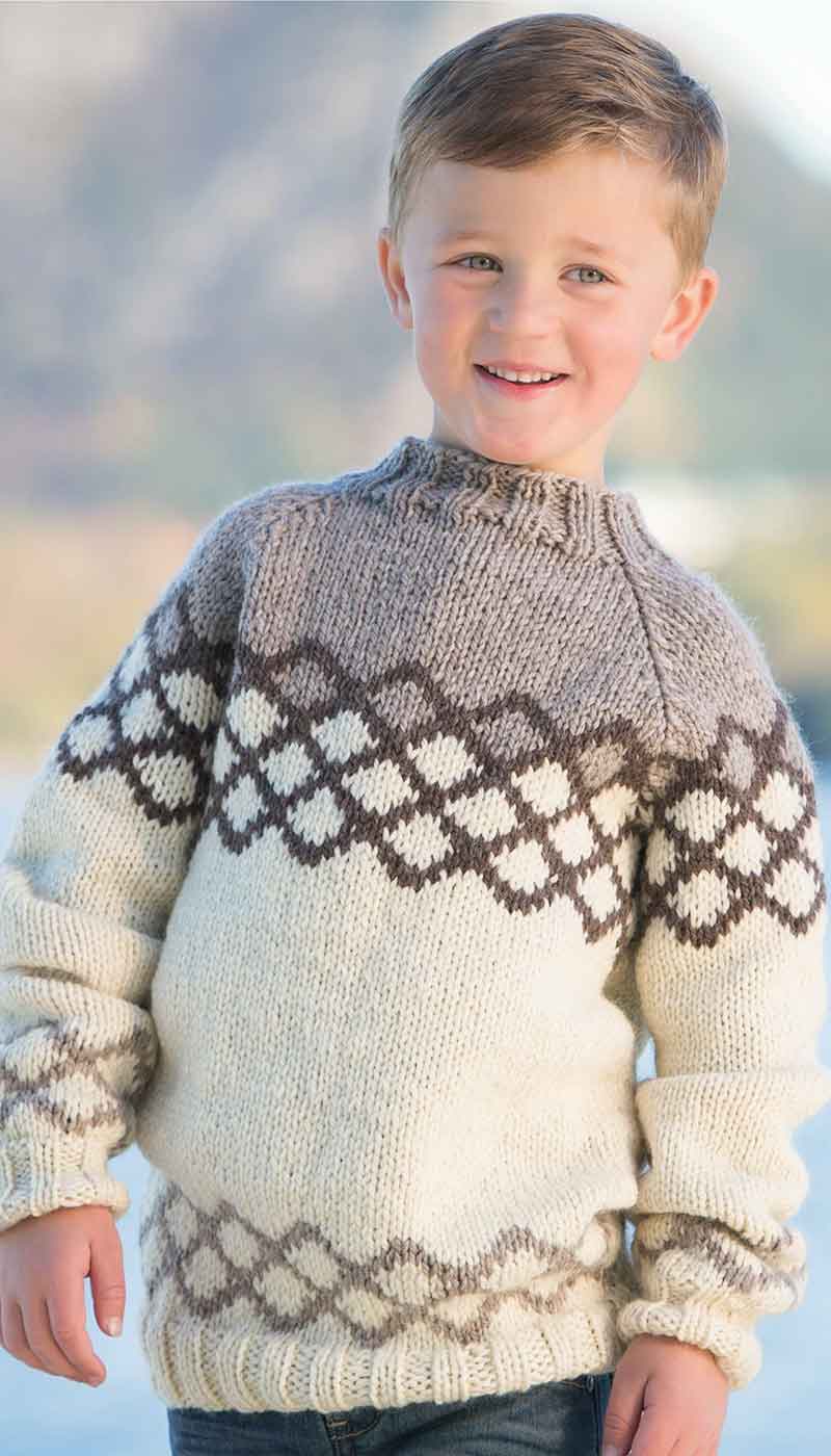 1309-18 Genser med raglan