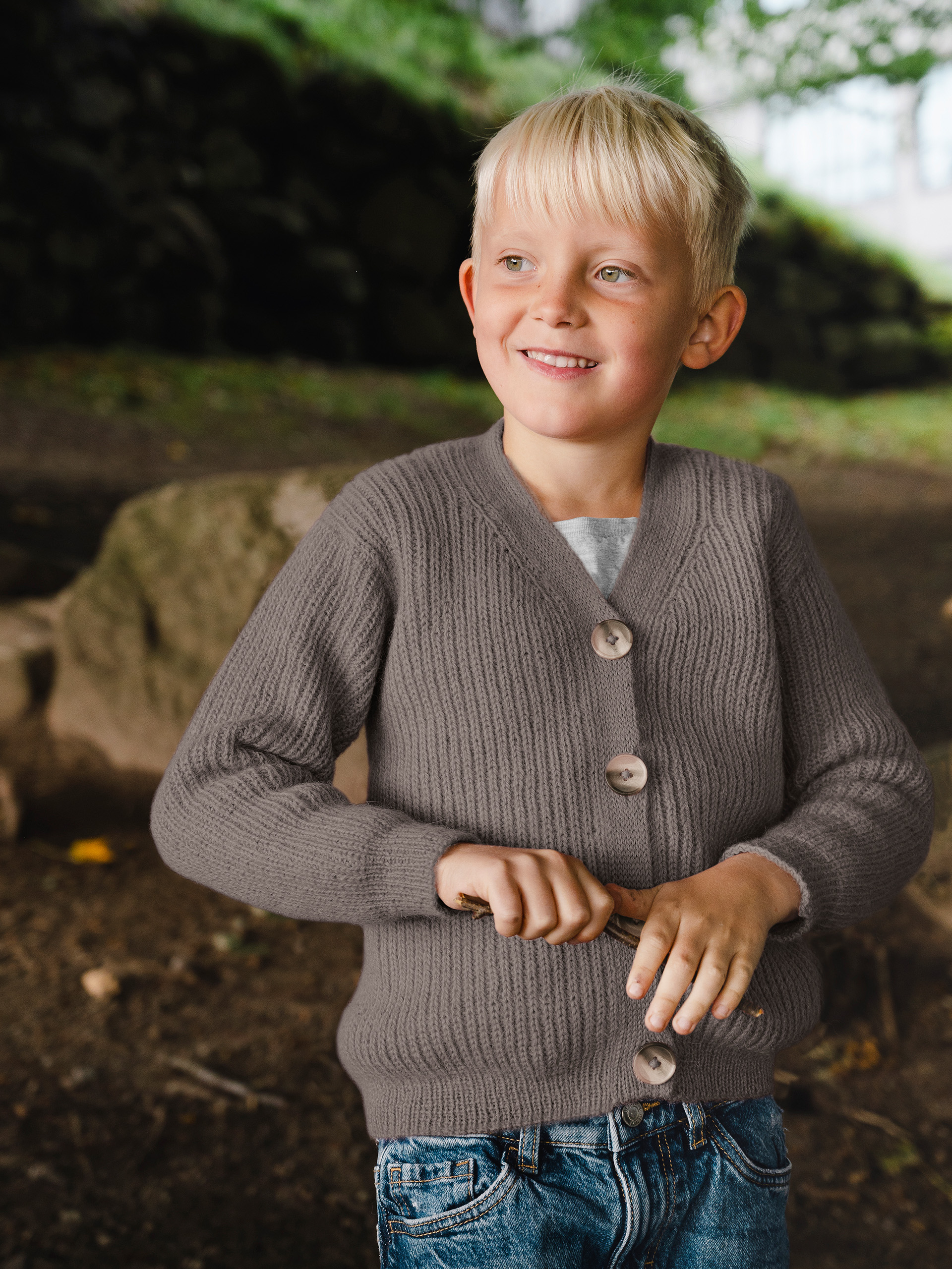 131-05G Lind cardigan