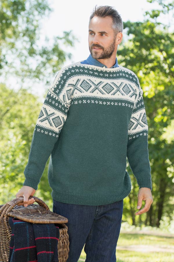 370-18 Cortina unisex genser grågrønn