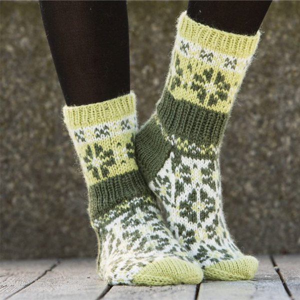 1508-01 Strømper Grønn