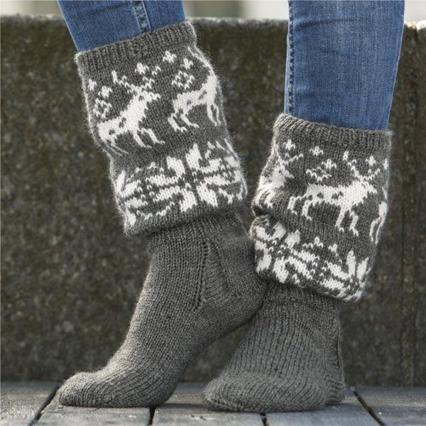 1508-17 Strømper Grå