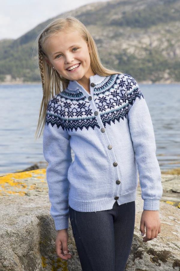 1613-01 Fryd Jakke Lys Blå