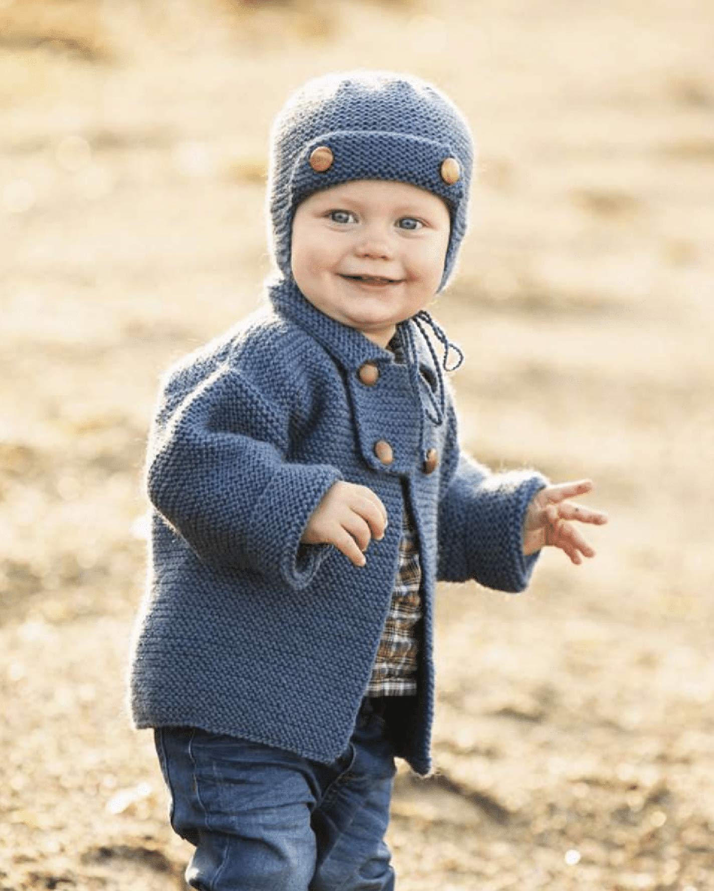 1617-01 Kjakan Jakke og lue i riller