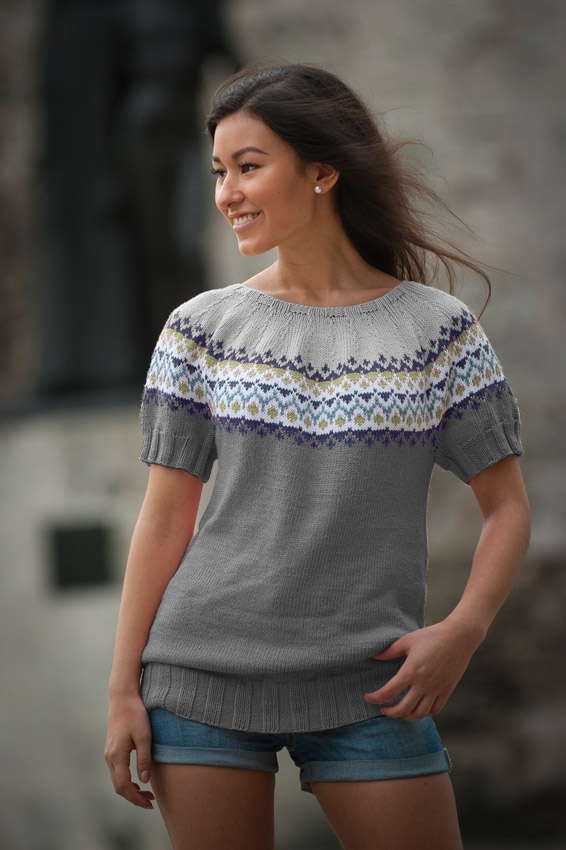 1706-7 Suna topp mørkgrå