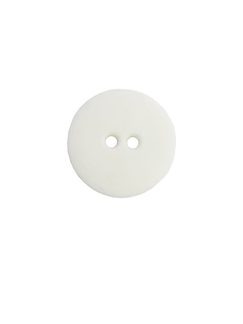 Knapp - Hvit - 15mm