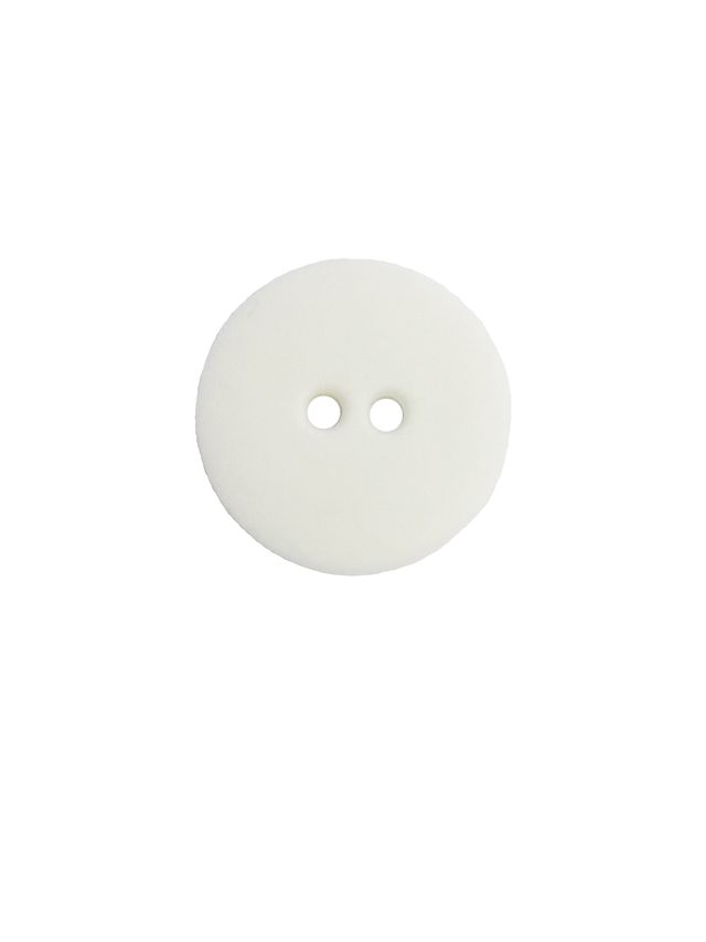 Knapp - Hvit - 15mm