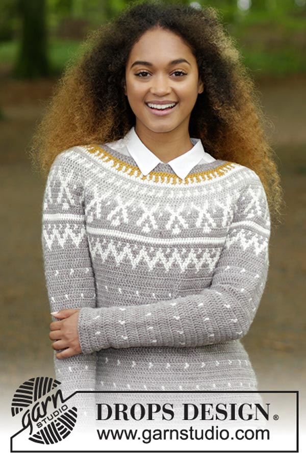 180-15 Winter Sunshine genser