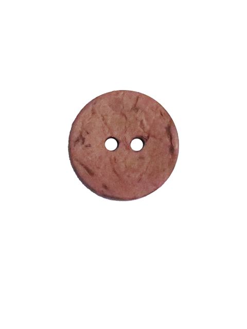 Knapp 2 hull kokos rosa, 20mm