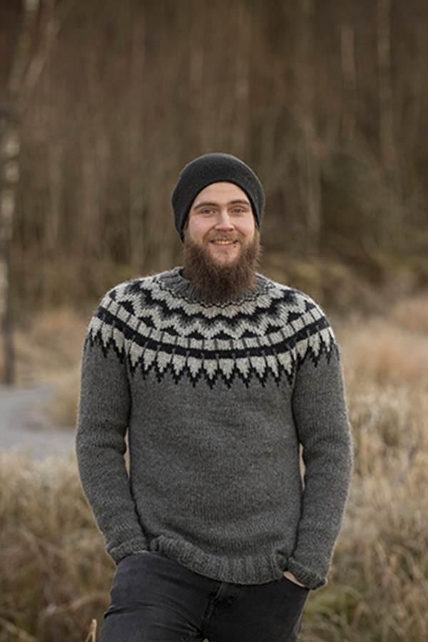 1901-6 Aspen genser mørk grå