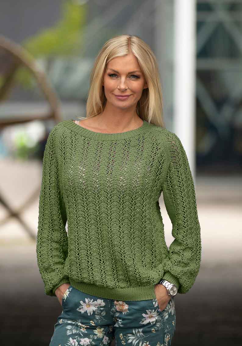 1915-3 Merethe genser grønn