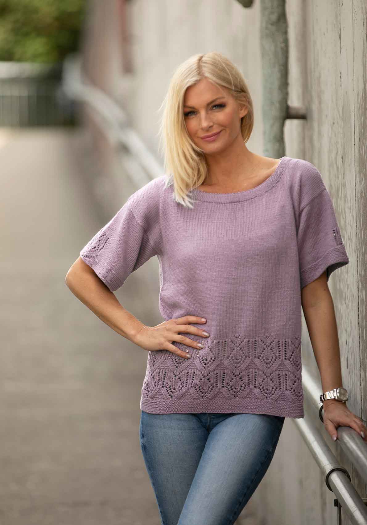 1917-2 Lotte topp lys lilla