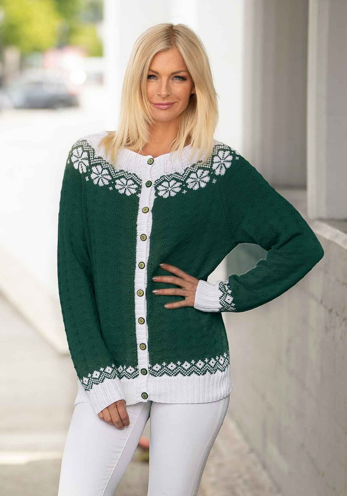 1917-3 Lydia jakke skogsgrønn