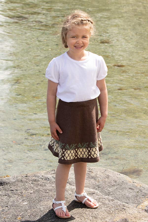 1918-3 Pinnie skjørt