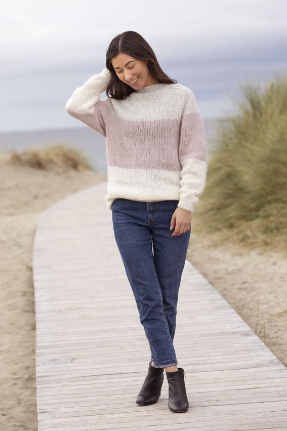 1923-3 Dans genser rosa