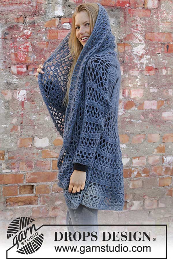 194-36 Blue helix jakke