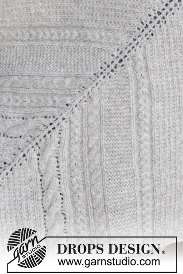 195-36 Shade of winter sjal