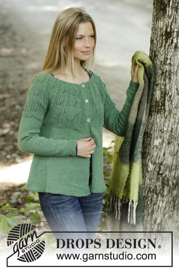 196-27 Green echo jakke