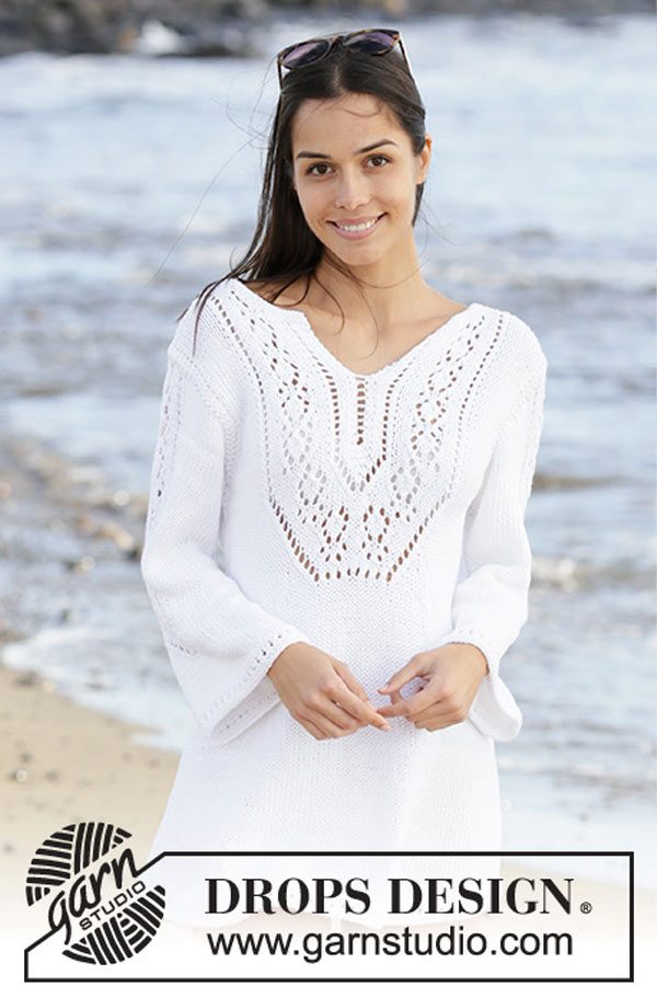 199-2 White Pearl Kjole