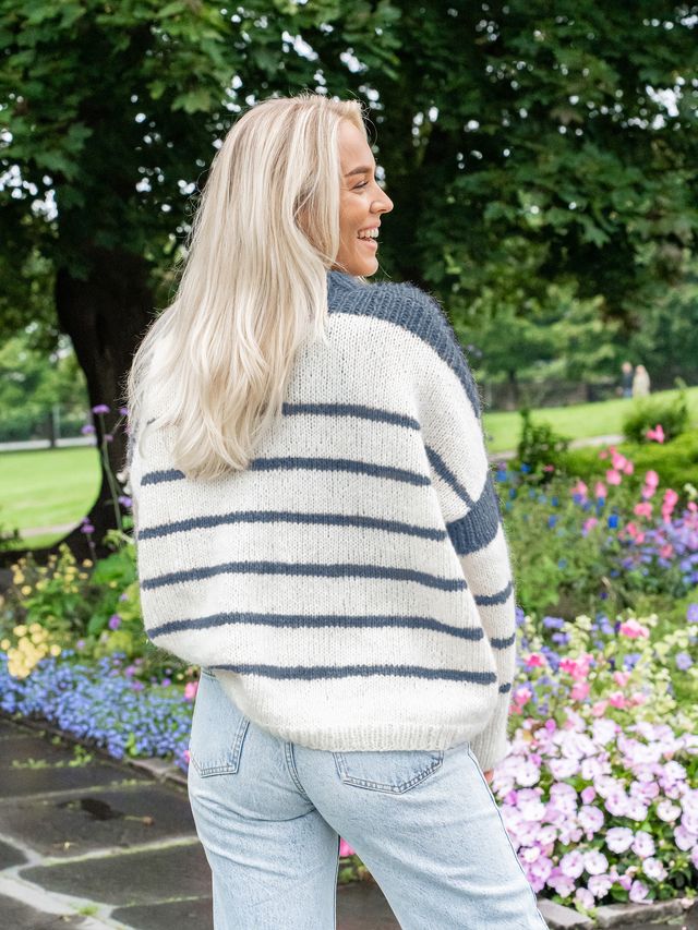 DESTINY DRIFT sweater lys jeansblå