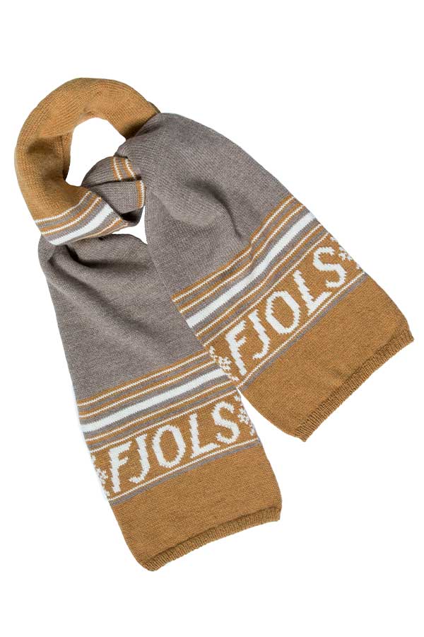 20-22 Fjols skjerf gul