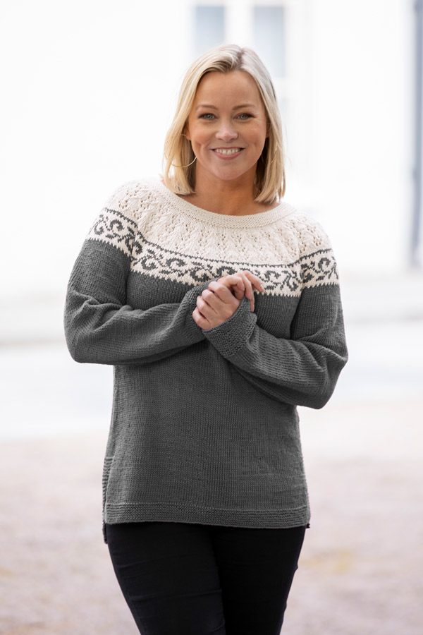 2016-5 Urda genser mørkgrå