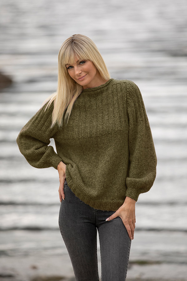 2022-2 Behag genser grønn