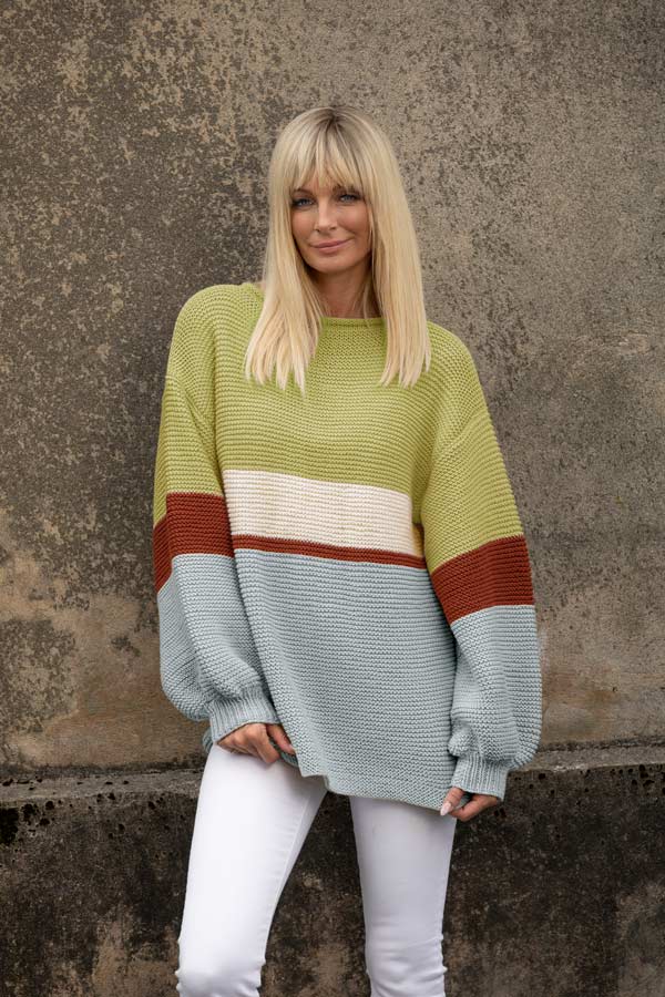 2023-2 Kanel genser lys petrol