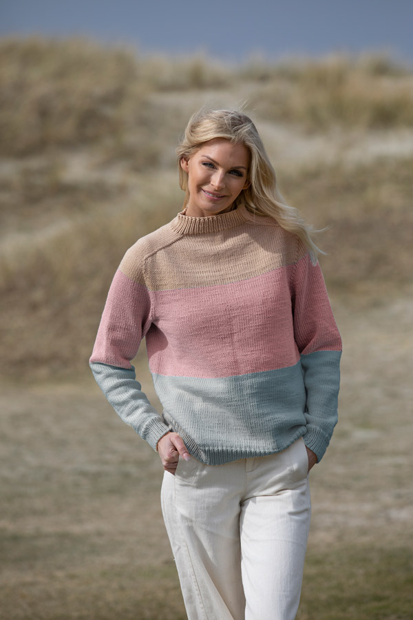 2023-4 Dans genser lys rosa