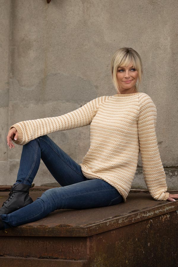 2024-7 Vanilje genser