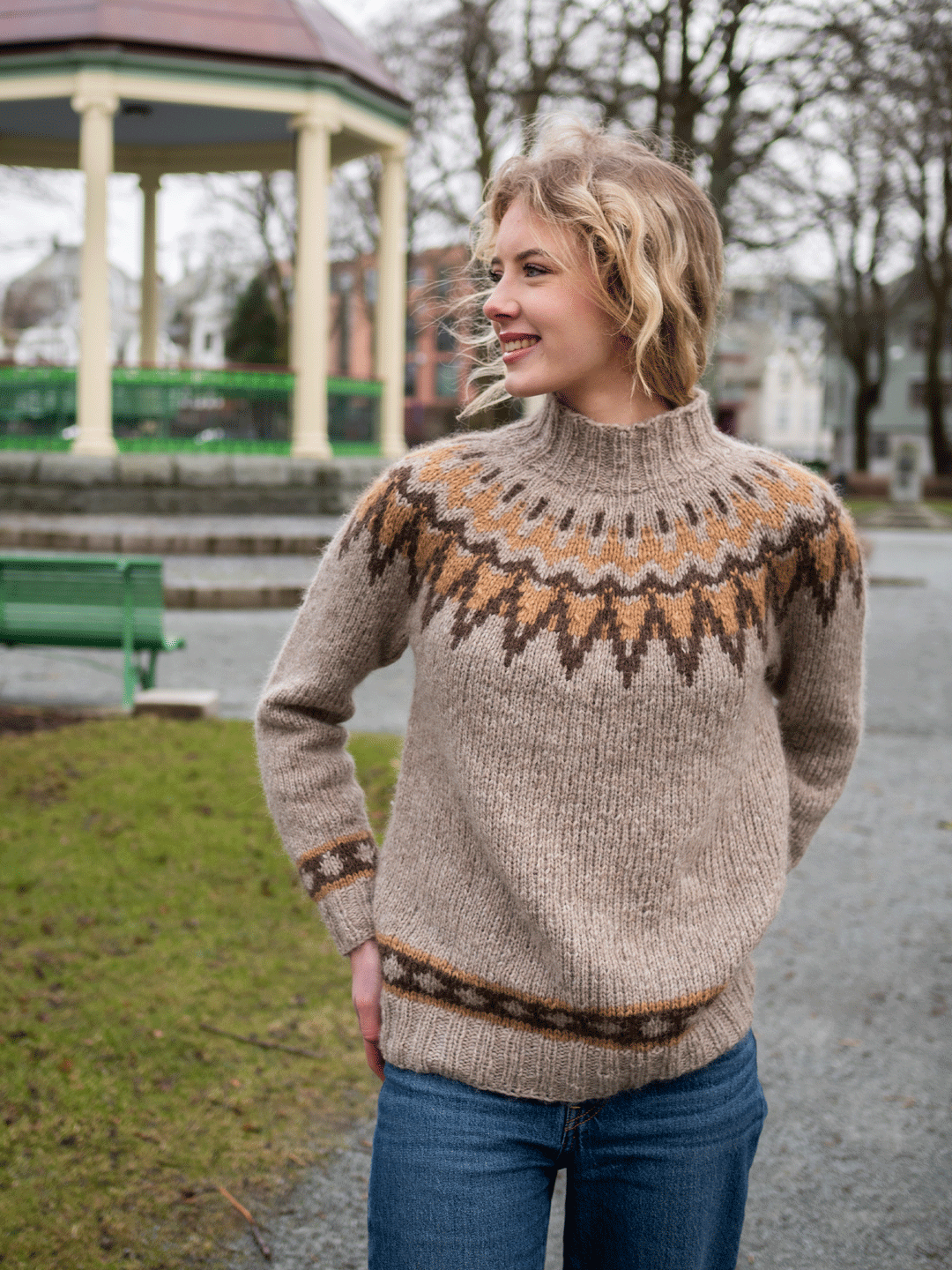 2138-10b Farfar genser