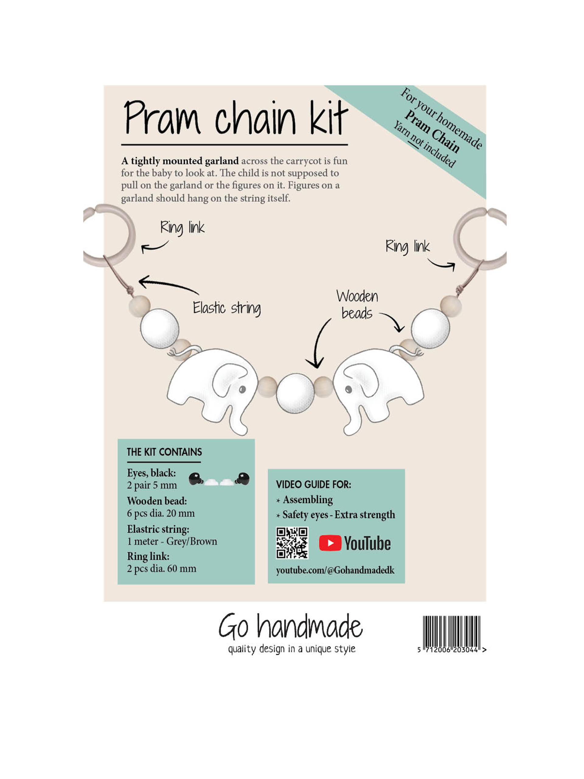 Sanse Kit - Elefant vognpynt