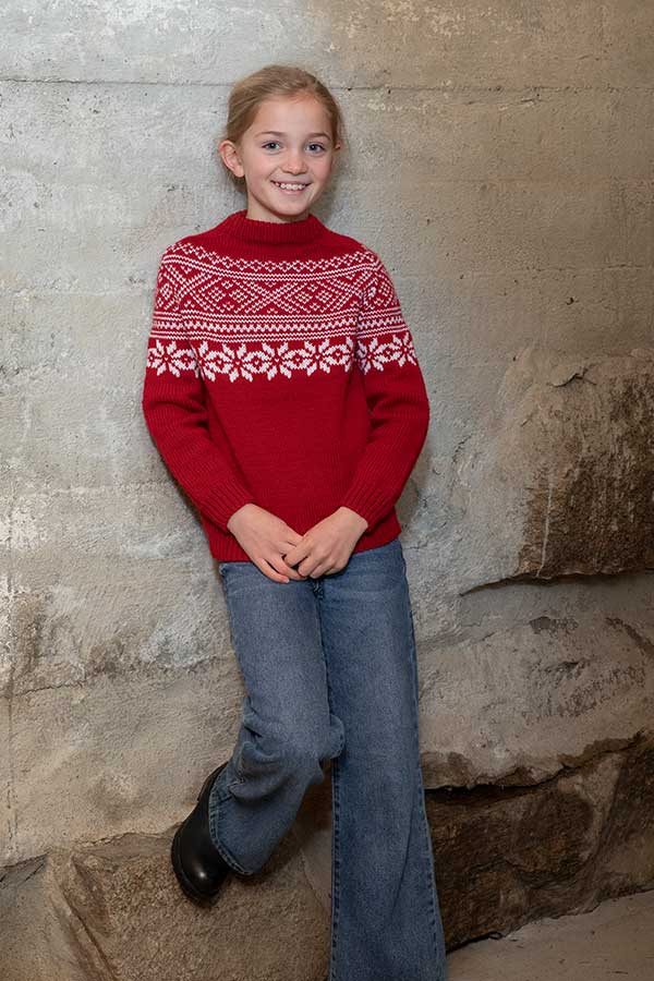 2106-06 Setesdal genser Raya rød