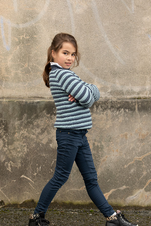 2116-2 Chili genser jeansblå