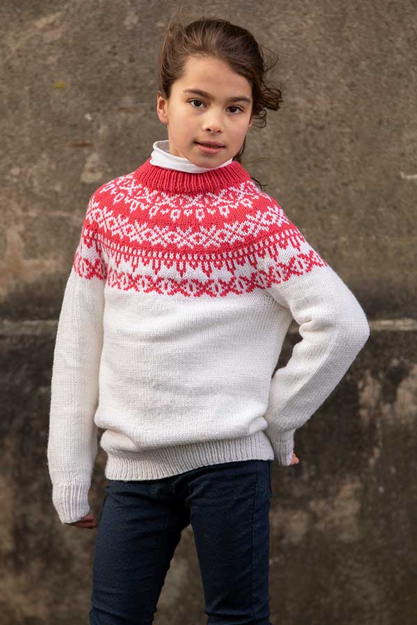 2116-4 Karve genser rosa