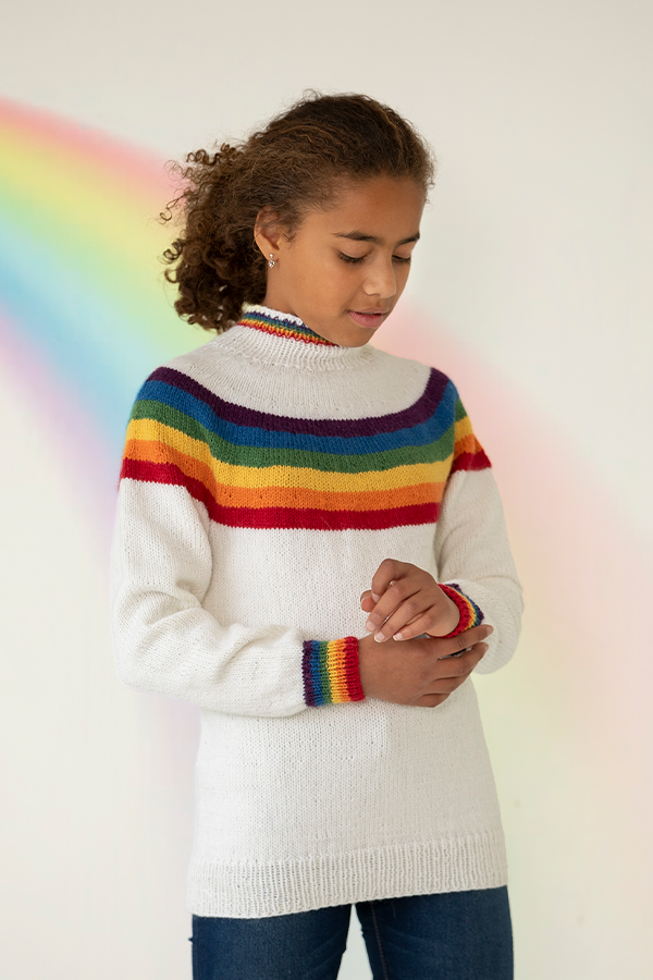 2131-3 Alt blir bra genser og lue