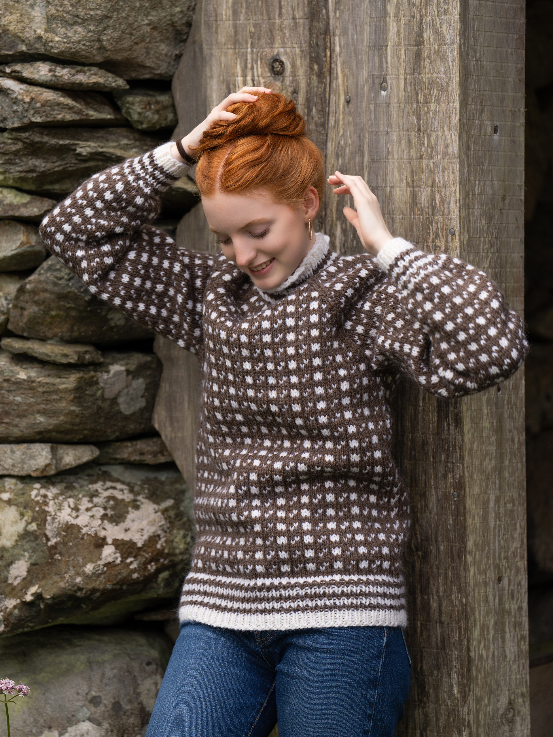 2135-4b Star islender unisex brun