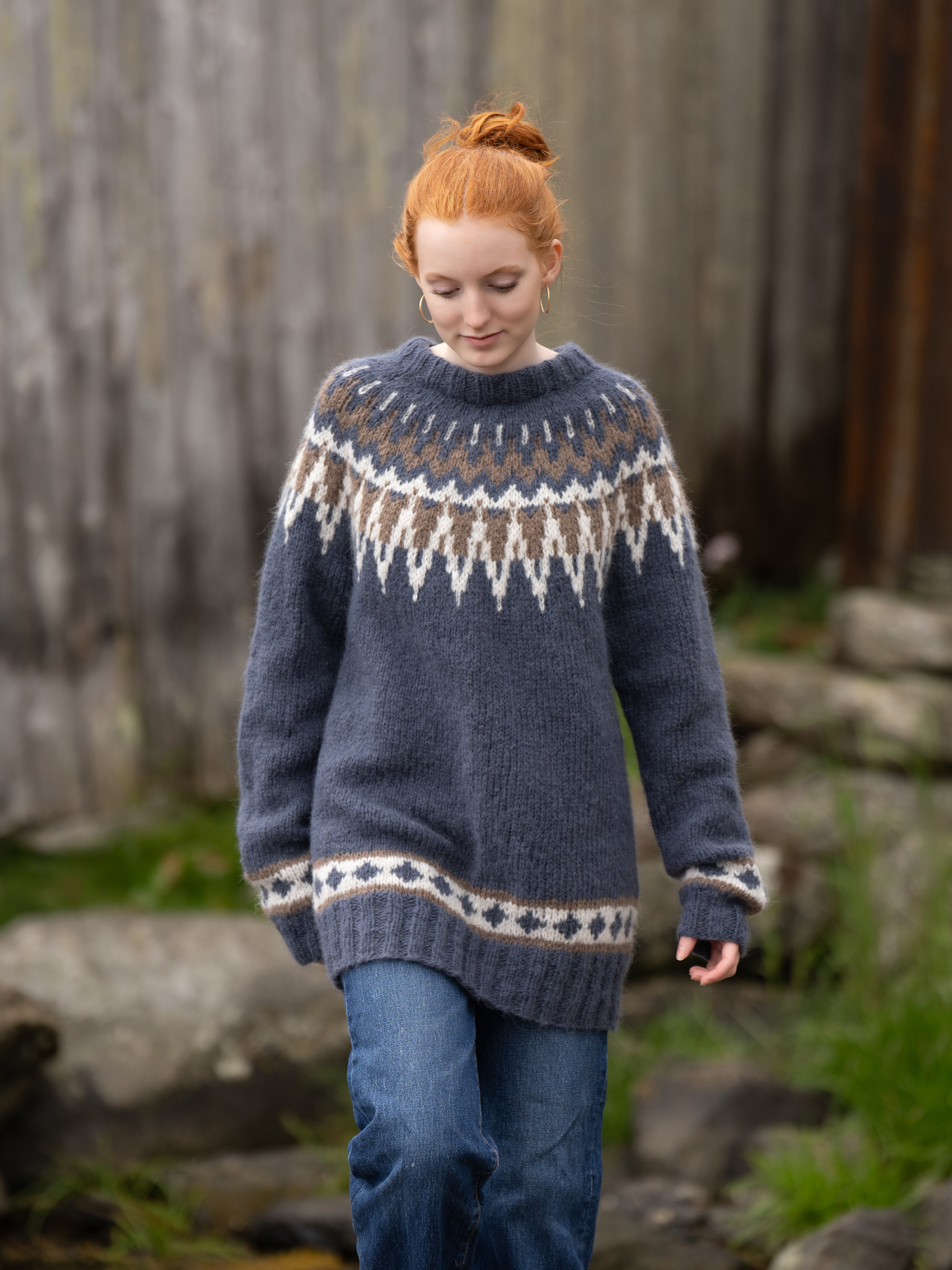 2138-10 Farfar unisex genser (Dream)