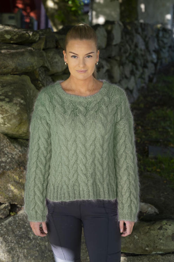 MELANITA genser jadegrønn