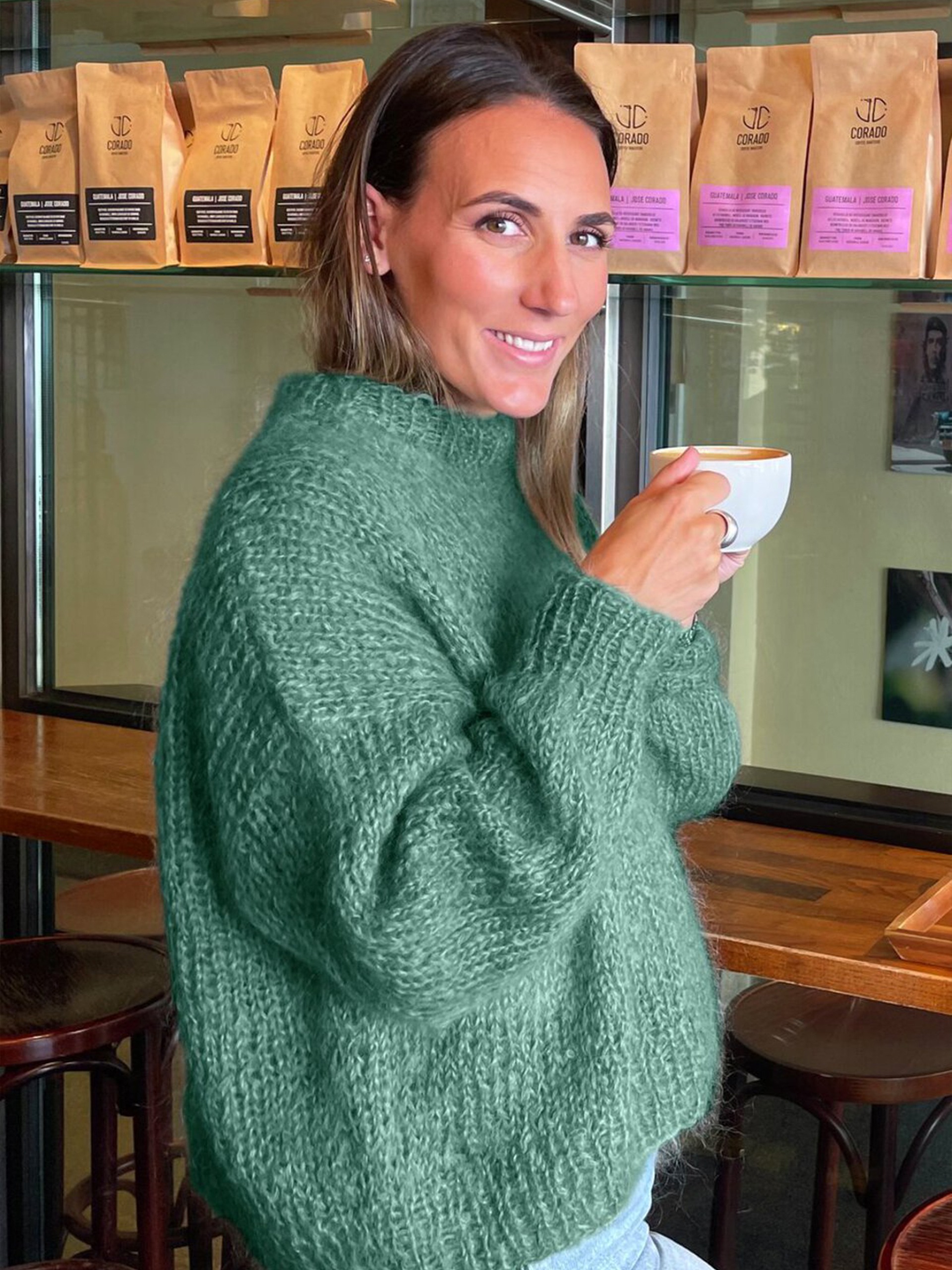 Håndballjentene - Fritidsgenseren mørk jadegrønn