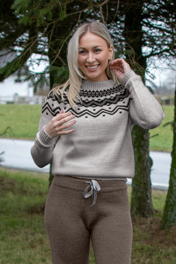 IVALO genser lys grå