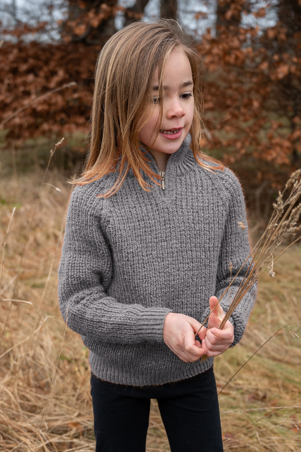 HAFJELL genser gråmelert