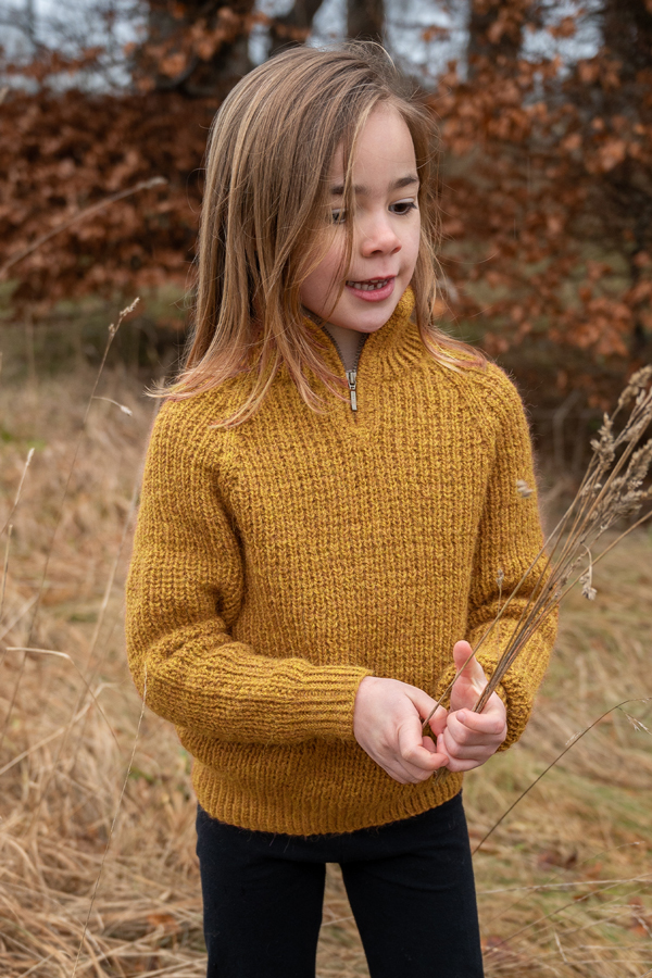 HAFJELL genser gullgul