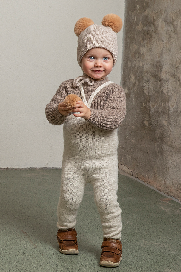 2204-10a Sus og dus bukse og lue